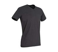 V-Neck T-Shirt Clive - Farbe: Slate Grey - Größe: M