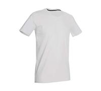 V-Neck T-Shirt Clive - Farbe: White - Größe: L