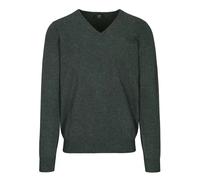 COMMANDER Finest Clothing - V-Pullover Basic, uni dark khaki mel. - Gr. - XL