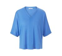 V-Pullover im Oversized-Style Peter Hahn blau 50