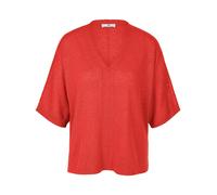 V-Pullover im Oversized-Style Peter Hahn rot 40