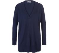 V-Pullover Peter Hahn blau 42