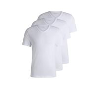 V-Shirt BOSS "T-Shirt VN 3P CO", Herren, Gr. S, weiß, Jersey, Obermaterial: 100% Baumwolle, Shirts, Topseller (98478102-S) weiß