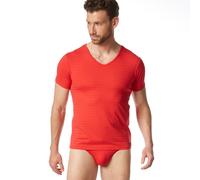 Bruno Banani Herren V-Shirt Check Line 2.0 Unterhemd, per Pack Rot (Rot Karo 1070), X-Large (Herstellergröße: XL)