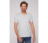 Camp David Herren Basic T-Shirt V-Neck 2er-Pack Grey Melange XXXL