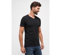V-Shirt ETERNA, Herren, Gr. 2XL, schwarz, 92% cotton, 8% Elasthan, casual, normal, Kurzarm, Shirts (24631833-XXL) schwarz