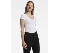 G-star Base Kurzarm-t-shirt Mit V-ausschnitt XL White