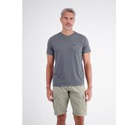 V-Shirt LERROS "T-Shirt mit sportlichem V-Ausschnitt aus reiner Baumwolle", Herren, Gr. XL, grau (lava grau), 100% Baumwolle, V-Ausschnitt, Shirts (42817739-XL) lava grau