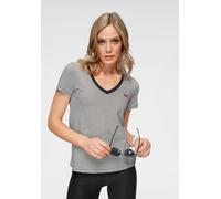 Levi's Damen Perfect V-Neck T-Shirt,Annalise Stripe Cloud Dancer,M
