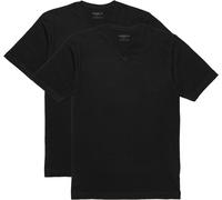 MARVELIS Body Fit T-Shirt Doppelpack V-Ausschnitt schwarz XL