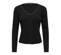 ONLY - ONLSARA SHARAI L/S V-NECK TOP JRS Black - Gr. - XS