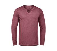 V-Shirt SOLID "V-Shirt SDTinox", Herren, Gr. M, rot (wine rot), Obermaterial: 100% Baumwolle CO., Shirts (27768551-M) wine rot