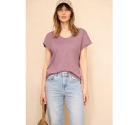 Street One Studio Frauen Dropped Shoulder Shirt aus Jersey in Rosa, Gr: 42
