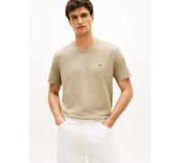 V-Shirt TOMMY HILFIGER "ESSENTIAL V-NECK", Herren, Gr. XL, beige (keystone), Single Jersey, Obermaterial: 100% Baumwolle, regular fit normal, V-Ausschnitt, Shirts, unifarben, casual, regular fit, Baum