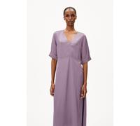 VAALI SATIN DRESS | Webkleid aus Naia™ Renew - lila (M)