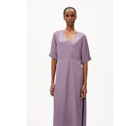 VAALI SATIN DRESS | Webkleid aus Naia™ Renew - lila (XL)