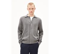 ARMEDANGELS VAALOMES - Herren Strickjacke aus Bio-Baumwoll Mix mid grey melange XL