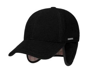 Vaby Earflap Fullcap by Stetson schwarz M (56-57 cm)