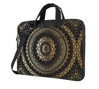vacsAX 15,6 Zoll Laptoptasche - mit weichem Innenfutter, mehrere Taschen - ideal für Männer, Reisen und Business, Kaleidoskop Mandala, 15.6 inch