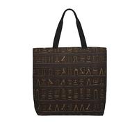 VACSAX Tragetasche für Damen, schöne Sonnenblumen-Druck, Schultertaschen, lässige Handtaschen, Antike ägyptische Hieroglyphene, Einheitsgröße