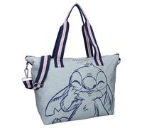Vadobag Disney Lilo und Stitch Aloha Fashion Mission - große Einkaufstasche - Maße 48 x 32 x 14 cm - Farbe Grau, grau