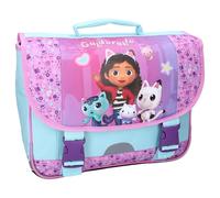 Vadobag GABBY's DOLLHOUSE unbegrenztes Abenteuer - Rucksack für Kinder | Schule | Kindergarten - Farbe Blau und Violett - Maße 33 x 38 x 12 cm