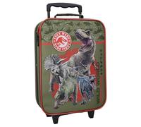Vadobag Jurassic World Trolley Koffer 12 L Kinderkoffer Handgepäck Trolly Kindertrolley Dinosaurier Dino