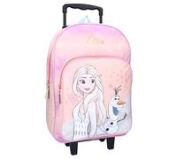 Vadobag Princess Frozen Wheeled Backpack for Girls, pink, Grande 45x12x33 cm, Casual