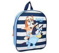Vadobag Rucksack mit Hündchen, BLUEY und BINGO Jump Into Fun - Rucksack für Kinder | Schule | Kindergarten - Farbe Blau und Hellblau - Maße 29 x 22 x 9 cm, Blau, Himmelblau, Einheitsgröße