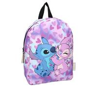 Vadobag Rucksack STITCH und ANGEL Style Icons von Disney Lilo & Stitch - Rucksack für Kinder | Schule | Kindergarten - Farbe Violett - Maße 31 x 23 x 9 cm, mehrfarbig, Einheitsgröße