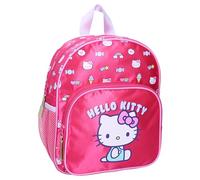 VadoBag Rucksack Hello Kitty Folge dem Regenbogen VDB-160 – großes Fach, verstellbare Gurte, Rosa
