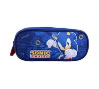 VadoBag Federmäppchen Sonic Still Unstoppable – 2 Fächer – Blau