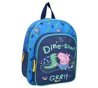 Vadobag Unisex Kinder Rugzak Peppa Pig Play with George Rucksack, blu, One Size