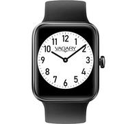 Vagary By Citizen black unisex smartwatch X02A-001VY slicone strap