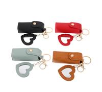 Vaguelly 4 Stück Lippenstift Tragetasche Lippenstifthalter Geldbörse der Lippenstift Kleine Reise -Make -up -Tasche Organizer -Tasche Reise-Kosmetiktasche