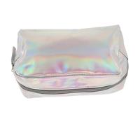 Vaguelly Große Kapazität Transparente TPU Kosmetiktasche Bunt Reise Make Up Aufbewahrungstasche Leicht Robust mit Stabilem Reißverschluss für Damen und Herren