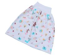 Vaguelly Kinderrock mit Hohem Bund aus Baumwolle und Tpu Atmungsaktiv und Bequem für Babys zur Windelunterlage und Toilettentraining