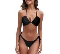 VaiKanhai Bikini Mit Fransen Damen Bräunungsdurchlässiger Bikini für Damen, schmale Passform, hohl, durchscheinend, Nicht empfindlich, für Strand, Bad, Sonnenbaden, Keine Sonnenflecken,