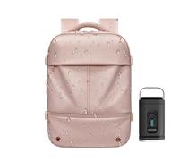 Vakuum-Kompressionsrucksack - wasserdicht 48 Liter erweiterbar Gepäck - Kompressor-Taschen zum platzsparenden Campen, Abenteuer, Reisen, Pendeln, Notfall, Rosa, riferimento alla descrizione