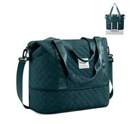 Vakuum Reisetasche Damen Handgepäck Tasche Sporttasche Weekender Bag Schwimmtasche Wasserdicht Travel Bag Duffle Bag Fitnesstasche Trainingstasche Krankenhaustasche,X3-Pfauenblau