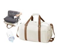 Vakuum Reisetasche Damen Handgepäck Tasche Sporttasche Weekender Bag Schwimmtasche Wasserdicht Travel Bag Duffle Bag Fitnesstasche Trainingstasche Krankenhaustasche,Z3-Beige Braun