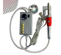 Vakuum-selbstansaugender Hotfix-Applikator, Strass-Applikator-Werkzeug mit 4 Messing-Setzspitzen, Hot-Fix-Strass-Setter mit einstellbarer Temperatur, Bereich 1-8 mm, for Kleidung, Stoff, Basteln