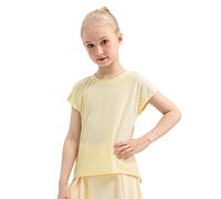 Valcatch Mädchen-Sport-T-Shirt, Kinder Kurzarm-T-Shirts, Quik Dry, Active Performance Shirts für Schule, Tanz, Tennis, Training
