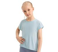 Valcatch Mädchen-Sport-T-Shirt, Kinder Kurzarm-T-Shirts, Quik Dry, Active Performance Shirts für Schule, Tanz, Tennis, Training