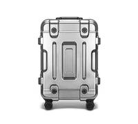 VALCLA Reisekoffer Reisekoffer TSA Zollschloss Koffer Universalrollen Geräuschloser Koffer Bordkoffer Verschiedene Größen Weichschalenkoffer(Silver-B,30in)