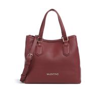 VALENTINO BAGS Handtasche mit Label-Applikation Modell 'BRIXTON' in Bordeaux, Größe 1