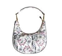 Valentino Bags Goulash, Schultertasche, Umhängetasche, Floral, Schwarz-Ecru