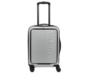 Valentino Bags Lexplor - 4-Rollen-Kabinentrolley mit Vortasche 14" 55 cm (silver)