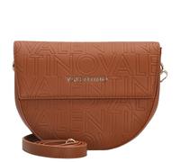 Umhängetasche VALENTINO BAGS "PANSY", Damen, Gr. B/H/T: 24,5cm x 19cm x 8cm, cognac, Lederimitat, Taschen Umhängetasche, Damen Schultertasche, Mini Bag, Handtasche mit modischer Logoprägung (55505628-