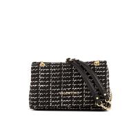 Valentino Umhängetasche Tweed Flap Bag Nero/Multicolor schwarz